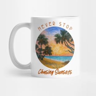 endless summer, fun summer artistic design v15 Mug